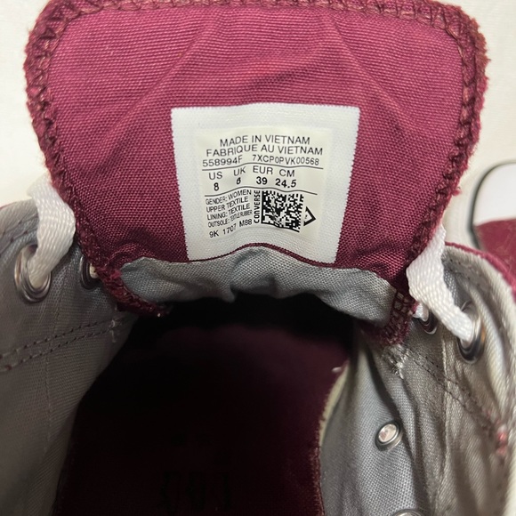 Converse All Star Women’s size 8 or Mens 6. - Picture 8 of 8